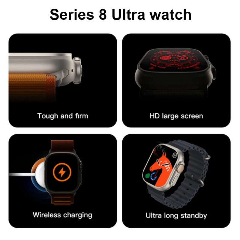 Ultra Smartwatch Wireless Charg Smart