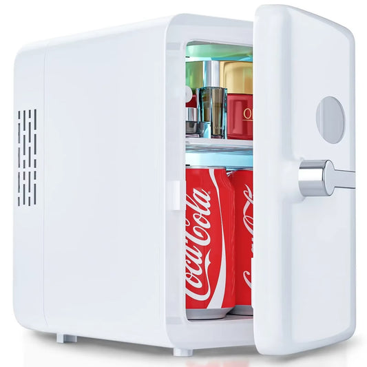 Mini Refrigerador Portátil Bebidas com Função de Refrigeração e Aquecimento